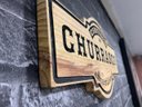 Ver imagem 2 de Placa Cantinho do Churrasco Decorativa Talhada