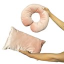 Ver imagem 1 de Kit Almofadas 2/5 Veludo Rose Gold Escuro - In9 Decor