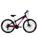 Ver imagem 1 de Bicicleta X TUFF25 Freeride Aro 26 Preto Rosa 21V - Viking