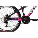 Ver imagem 2 de Bicicleta X TUFF25 Freeride Aro 26 Preto Rosa 21V - Viking