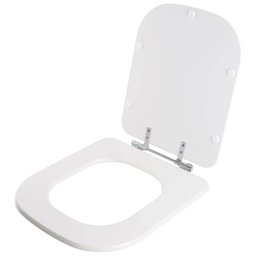 Assento Sanitário Poliéster Axis Branco para vaso Deca - 2