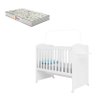 Berço Americano Munique Branco Brilho com Colchão Gazin – Canaã - 1