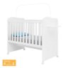 Berço Americano Munique Branco Brilho com Colchão Gazin – Canaã - 2