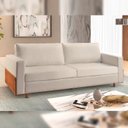 Ver imagem 1 de Sofá Living Encosto Fixo com Almofadas Soltas Julia Mm Top 210cm