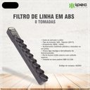Ver imagem 2 de Filtro de Linha com 08 Tomadas 10a Bivolt Ipec