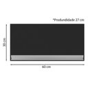 Ver imagem 2 de Armario Aereo Basculante 60 cm Andreia Preto REAJL Moveis
