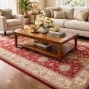 Ver imagem 4 de Tapete Passadeira Oriental Nik 200x75 cm Mod 60 Vermelho