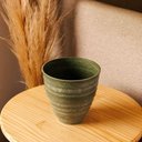 Ver imagem 4 de Vaso Cachepot para Plantas Névoa Verde Plástico Lyor 15x7cm Decorativo Jardim