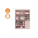 Ver imagem 5 de Quarto Infantil Guarda-Roupa 3 Portas e Cômoda 4 Gavetas Pérola Rosê