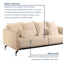 Ver mais imagens de Sofá Living 2 Lugares 200cm com Base de Ferro Tecido Bouclé Acácia