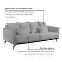 Ver imagem 7 de Sofá Living 2 Lugares 160cm com Base de Ferro Tecido Bouclé Acácia