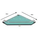 Ver imagem 3 de Porta Shampoo de Canto em vidro 8mm - Vildrex - Verde