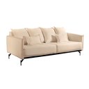 Ver imagem 3 de Sofá Living 2 Lugares 180cm com Base de Ferro Tecido Bouclé Acácia