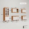 Cozinha Completa Modulada Jessica 100% Mdf com 2 Balcões Independentes 10 Portas e 6 Gavetas Tuboart - 4