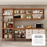 Cozinha Completa Modulada Jessica 100% Mdf com 2 Balcões Independentes 10 Portas e 6 Gavetas Tuboart - 6