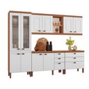 Ver imagem 4 de Cozinha Completa Modulada Jessica 100% MDF com 2 Balcões Independentes 10 Portas e 6 Gavetas Tuboarte