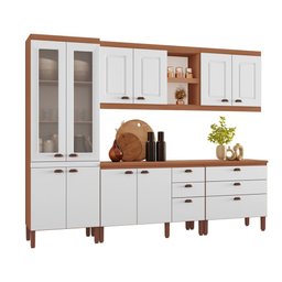 Cozinha Completa Modulada Jessica 100% MDF com 2 Balcões Independentes 10 Portas e 6 Gavetas Tuboarte - 4