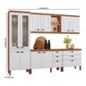 Cozinha Completa Modulada Jessica 100% MDF com 2 Balcões Independentes 10 Portas e 6 Gavetas Tuboarte - 3