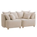 Ver imagem 3 de Sofá Liverpool Bipartido mm Top 200cm Bege