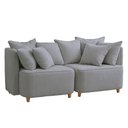 Ver imagem 3 de Sofá Liverpool Bipartido Mm Top 160Cm