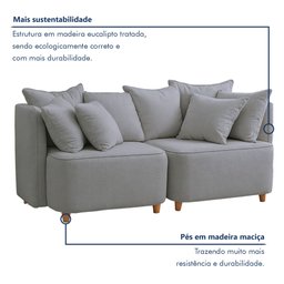 Sofá Liverpool Bipartido Mm Top 160Cm - 8