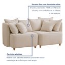 Ver imagem 7 de Sofá Liverpool Bipartido Mm Top 160Cm