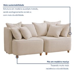 Sofá Liverpool Bipartido Mm Top 160Cm - 8