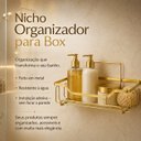 Ver imagem 5 de Suporte para Shampoo Dourado Escovado Metal Adesivo Goldenx