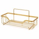Ver imagem 3 de Suporte para Shampoo Dourado Escovado Metal Adesivo Goldenx