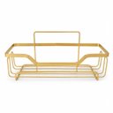 Ver imagem 2 de Suporte para Shampoo Dourado Escovado Metal Adesivo Goldenx
