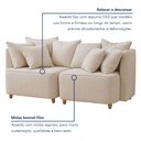 Ver imagem 6 de Sofá Liverpool Bipartido Mm Top 180Cm