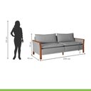 Ver imagem 6 de Sofá Texas Bipartido mm Top 220cm Cinza