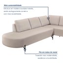 Ver imagem 7 de Sofá de Canto Boreal Base de Ferro Direito Bouclé