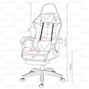 Ver imagem 6 de Cadeira Gamer Snake Lancaster Azul - Cgf001-a