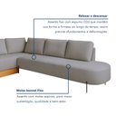 Ver imagem 6 de Sofá de Canto Boreal Base de Madeira Esquerdo Bouclé