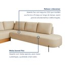 Ver imagem 6 de Sofá de Canto Boreal Base de Madeira Esquerdo Bouclé