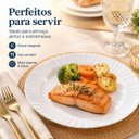 Ver imagem 3 de Kit 6 Pratos Rasos Duralex Branco Design Clássico