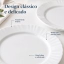 Ver imagem 5 de Kit 6 Pratos Rasos Duralex Branco Design Clássico