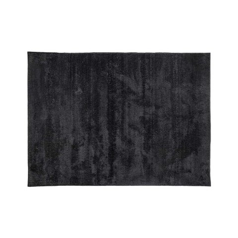 Tapete Para Quarto ,sala ,escritório 1,33 X 2,00 Pelo Macio.:Preto