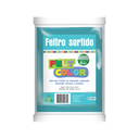 Ver imagem 1 de Feltro Feltcolor Liso Azul Turquesa - 70cm X 50cm
