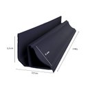 Ver imagem 3 de Meia Cana Revestimento PVC 3,8CMX3M Preto Bariri