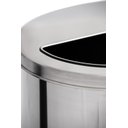 Ver imagem 5 de Lixeira de Inox 25l com Aro Meia Lua 24x50
