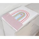 Ver imagem 5 de Kit Berço Enxoval de Bebê Arco Íris Rosa Borboletas - Kt569