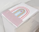 Ver imagem 5 de Kit Berço Enxoval de Bebê Arco Íris Rosa Borboletas - Kt569