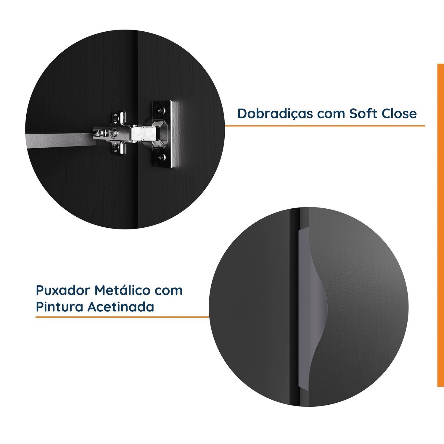 Guarda Roupa Modulado de Canto 9 Portas 5 Peças com Escrivaninha Hera CabeCasa MadeiraMadeira - 16