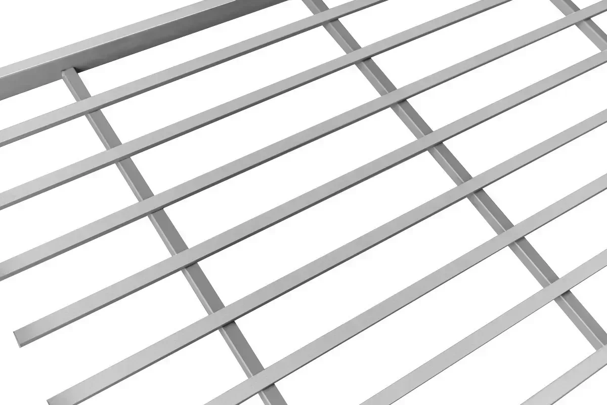 Ver imagem 4 de Cama Solteiro Reforçada em Aço com Colchão D20 Cinza