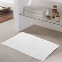 Ver imagem 5 de 4 Tapete de Banheiro Bolinha 58 X 38cm Antiderrapante Branco