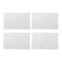 Ver imagem 1 de 4 Tapete de Banheiro Bolinha 58 X 38cm Antiderrapante Branco