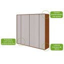 Ver imagem 4 de Guarda-roupas Casal Loop 6 Portas com Pés - Lopas Frassino/off White