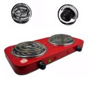 Ver imagem 1 de Fogão Elétrico Portátil 2 Bocas 2000w 220v - Relinx